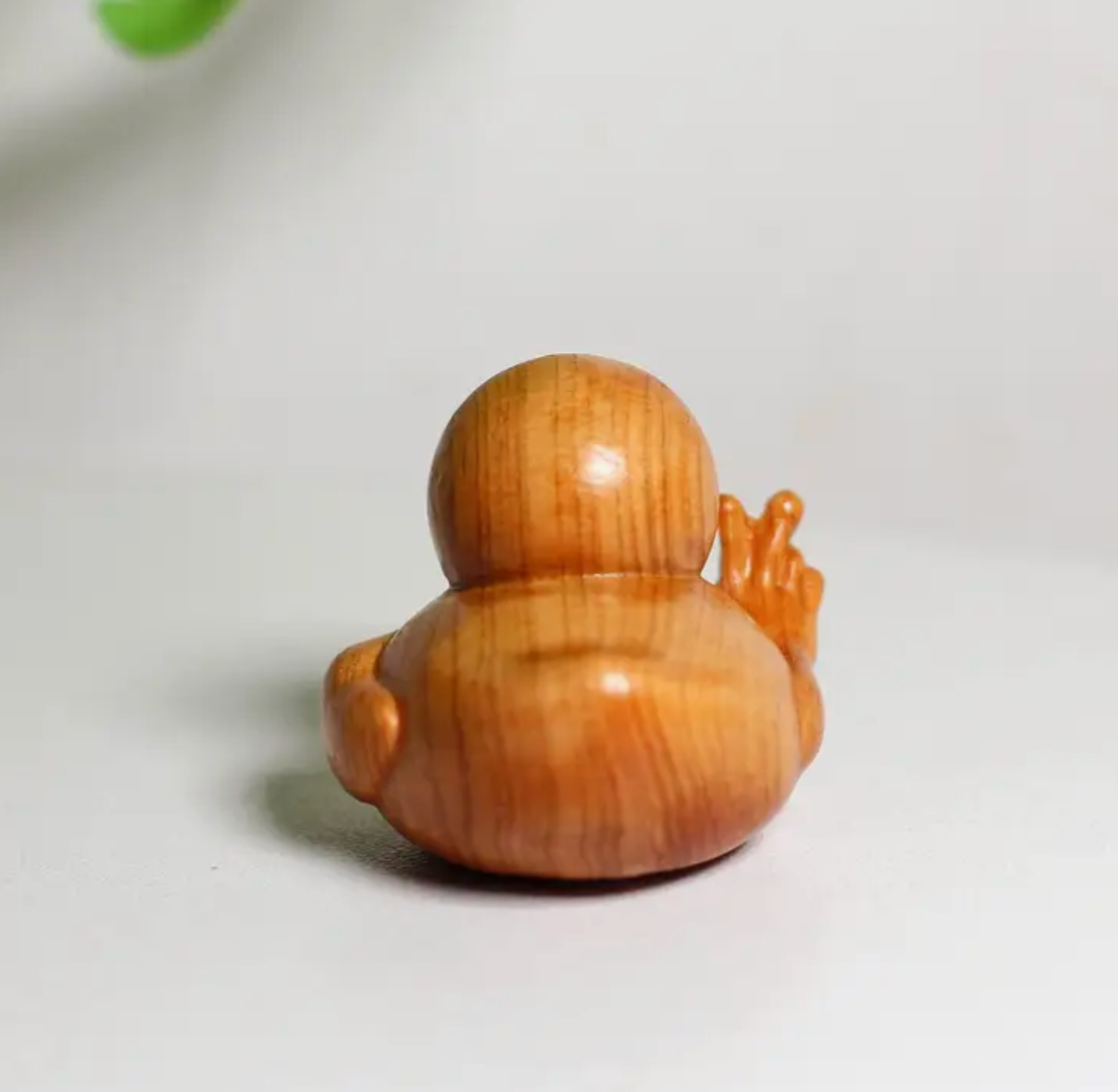 Hand Crafted Wooden Rubber Ducky Jeep Wave
