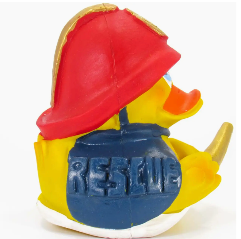 Lanco - Firefighter (Red) First Responder Rubber Duck