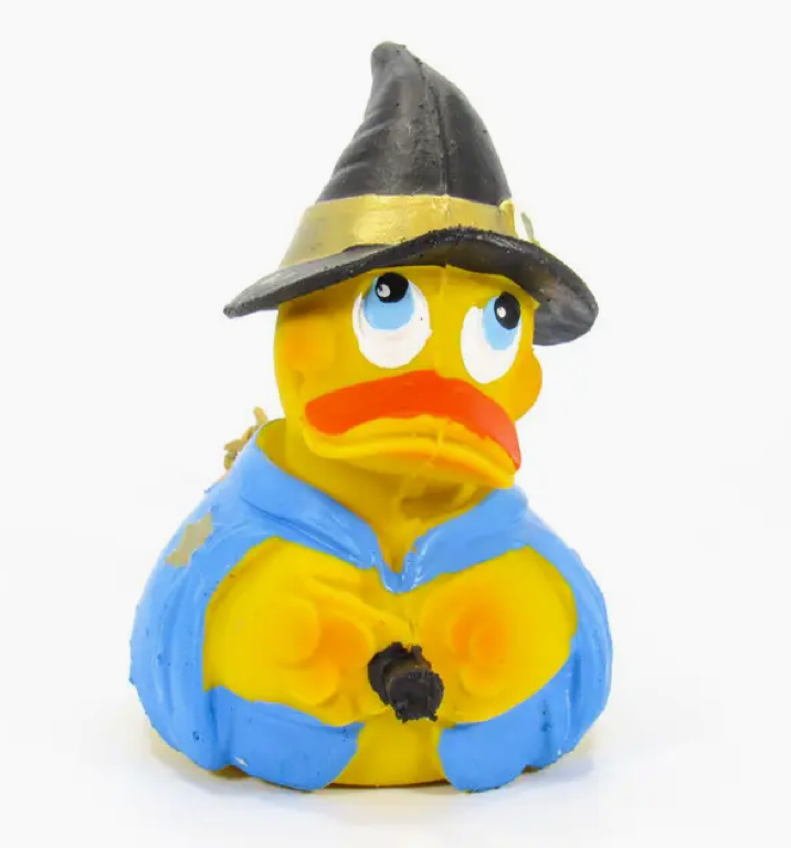 Lanco - Witch Broomstick Rubber Duck