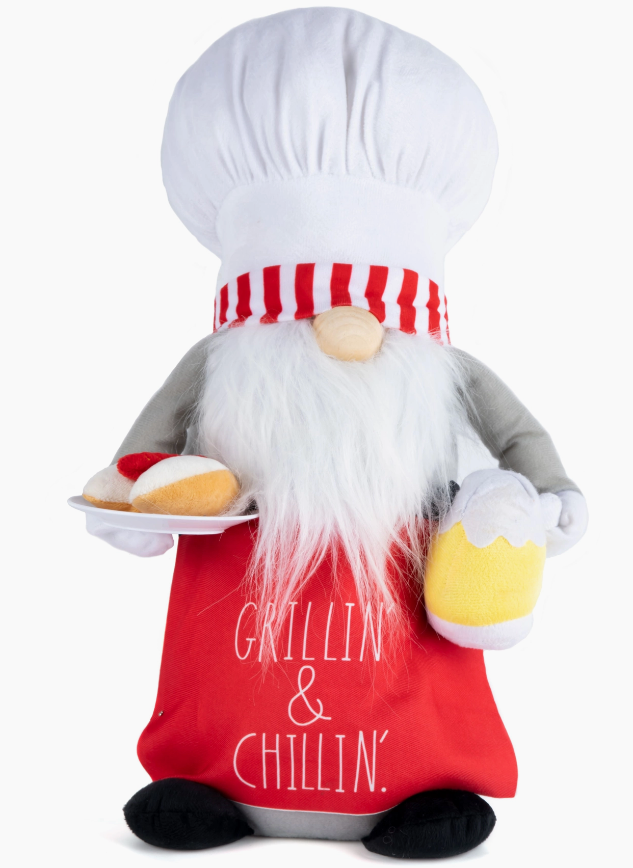 Rae Dunn “Grillin’ and Chillin’” Barbecue Chef Beer Gnome