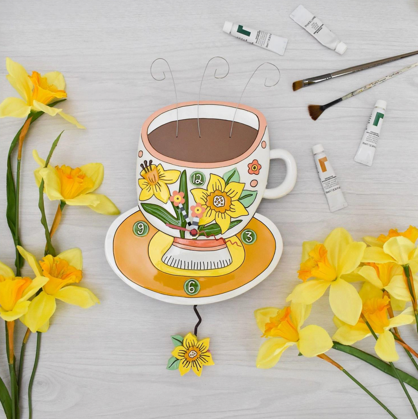 Cuppa Joy Clock - Allen Designs