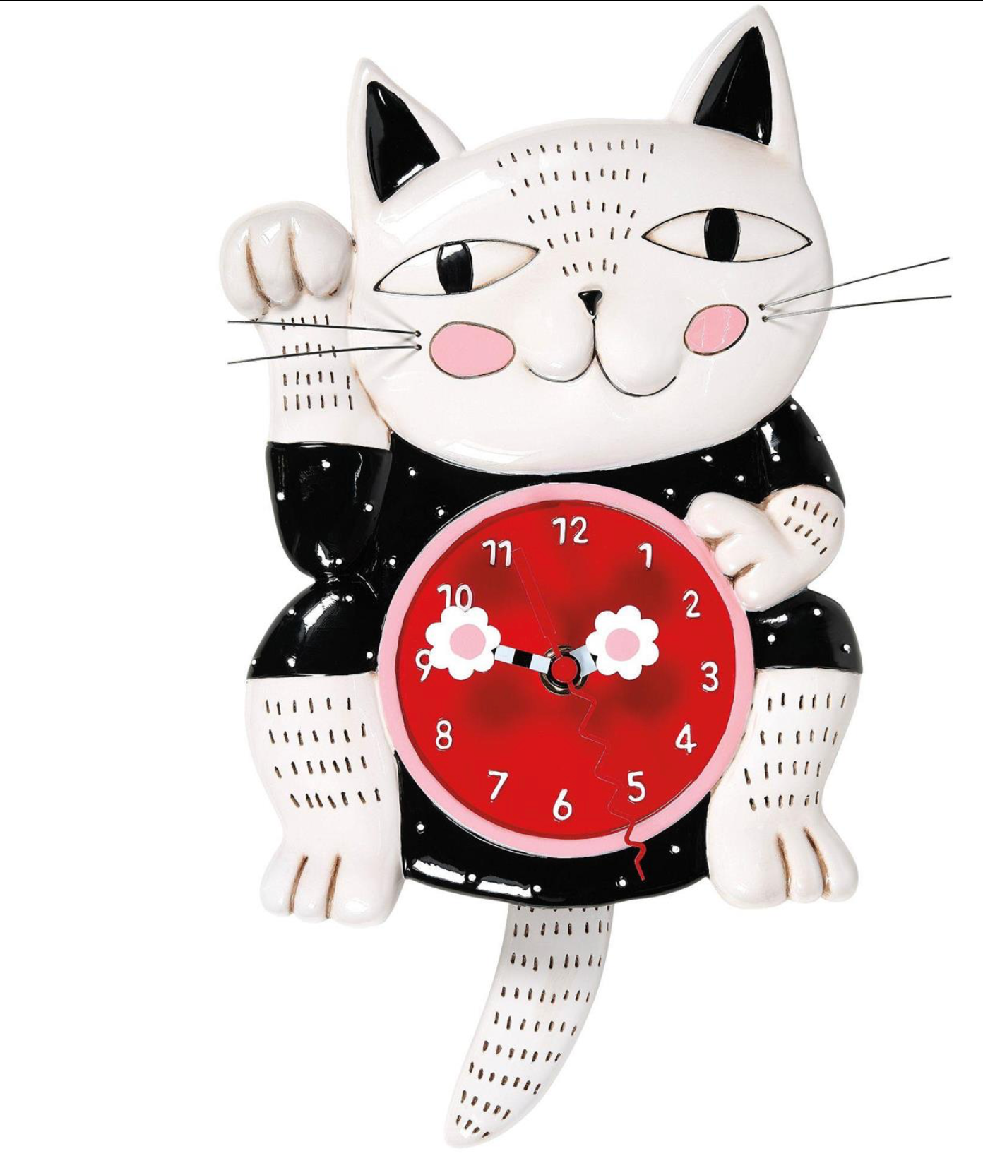 Lucky Cat Clock - Allen Designs