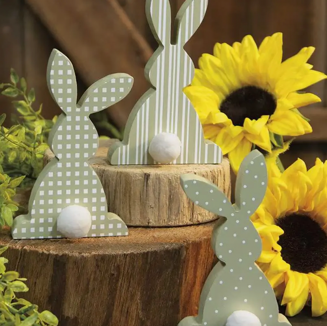 Spring Green Chunky Bunny (3-pc Set)
