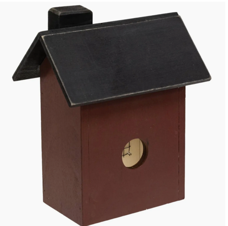 Primitive Wooden Red Saltbox Sitter - 7”H (Coming Soon)