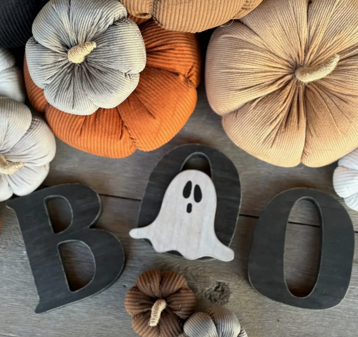 Ghosty Boo Halloween Letters, Set of 3