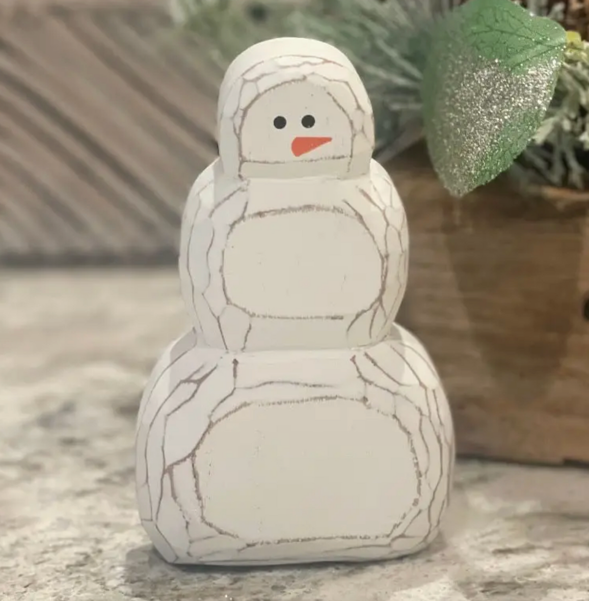 Carved Christmas Frosty 2 sizes available