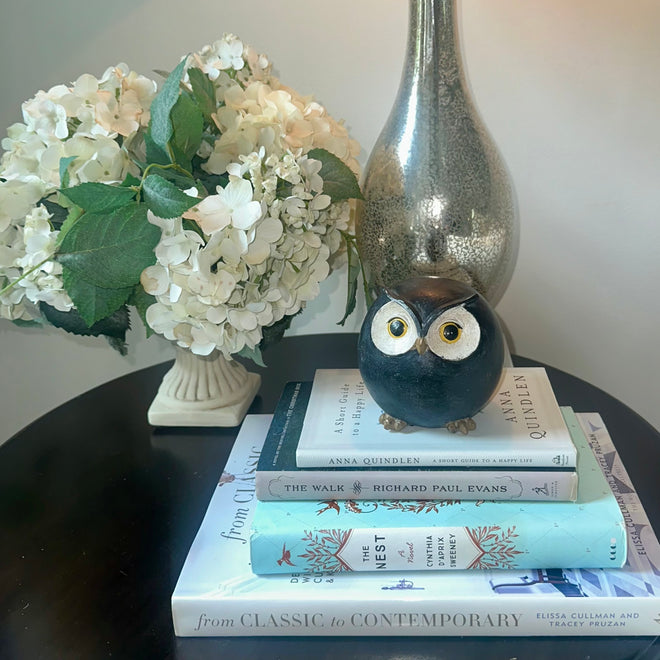 Round Ball Resin Owl 4"