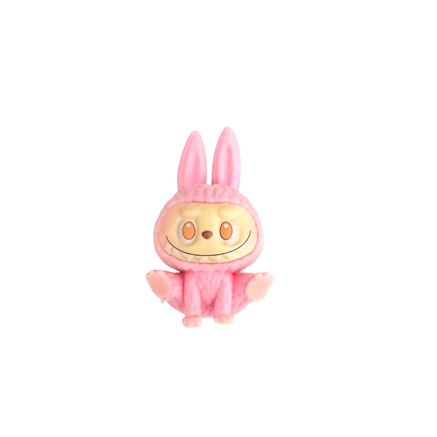 Flocked Mini Yoga Pose Labubu Figurines