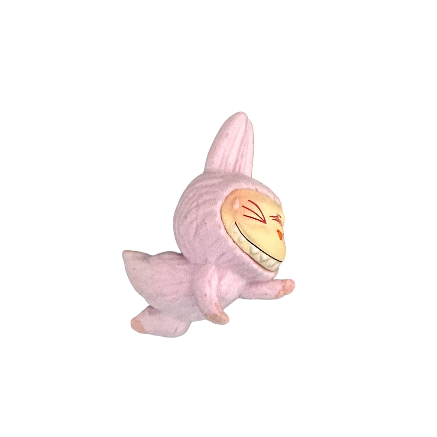 Flocked Mini Yoga Pose Labubu Figurines