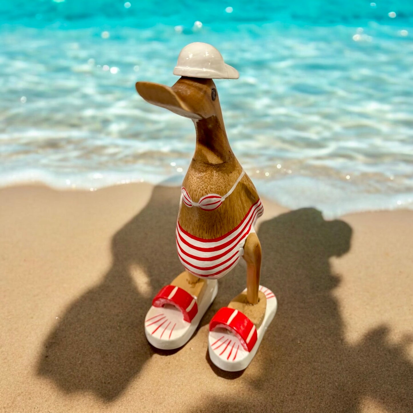 Chunky Boot Ducks - Bikini Flip Flops