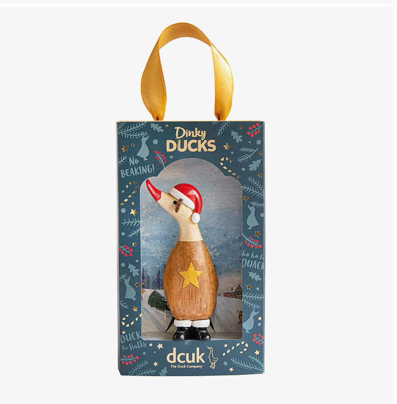 DCUK Christmas Dinky Wooden Ducks - Ducks-n-Stuff