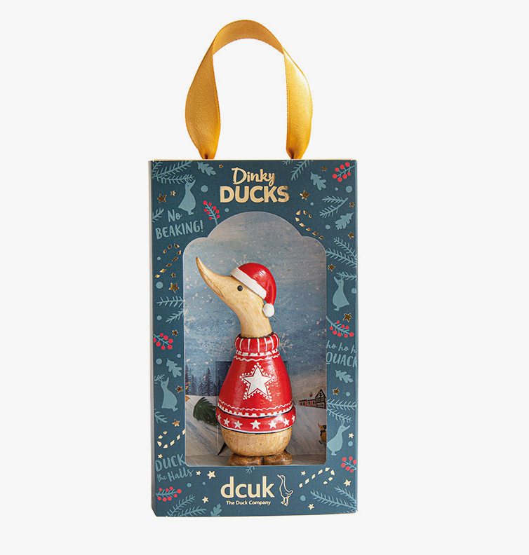 DCUK Christmas Dinky Wooden Ducks - Ducks-n-Stuff