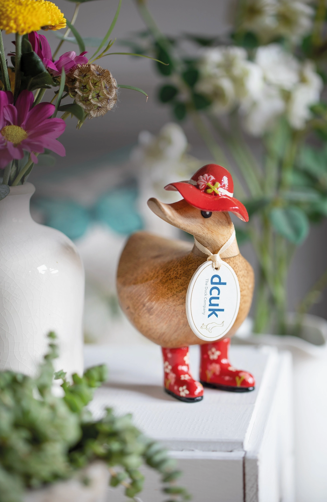 DCUK Floral Hat & Boots Ducky's