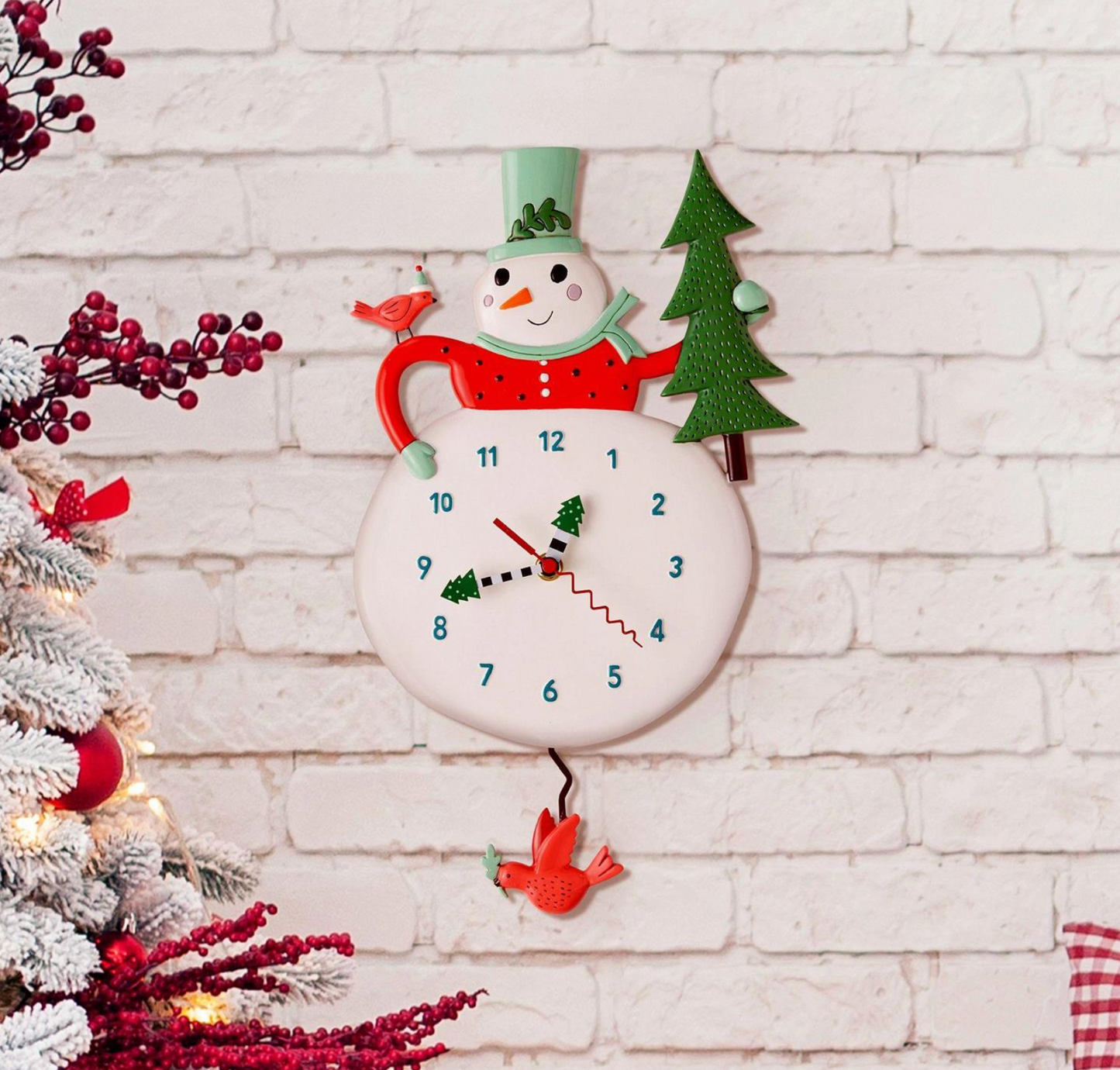 Snowy Joy Clock - Allen Designs