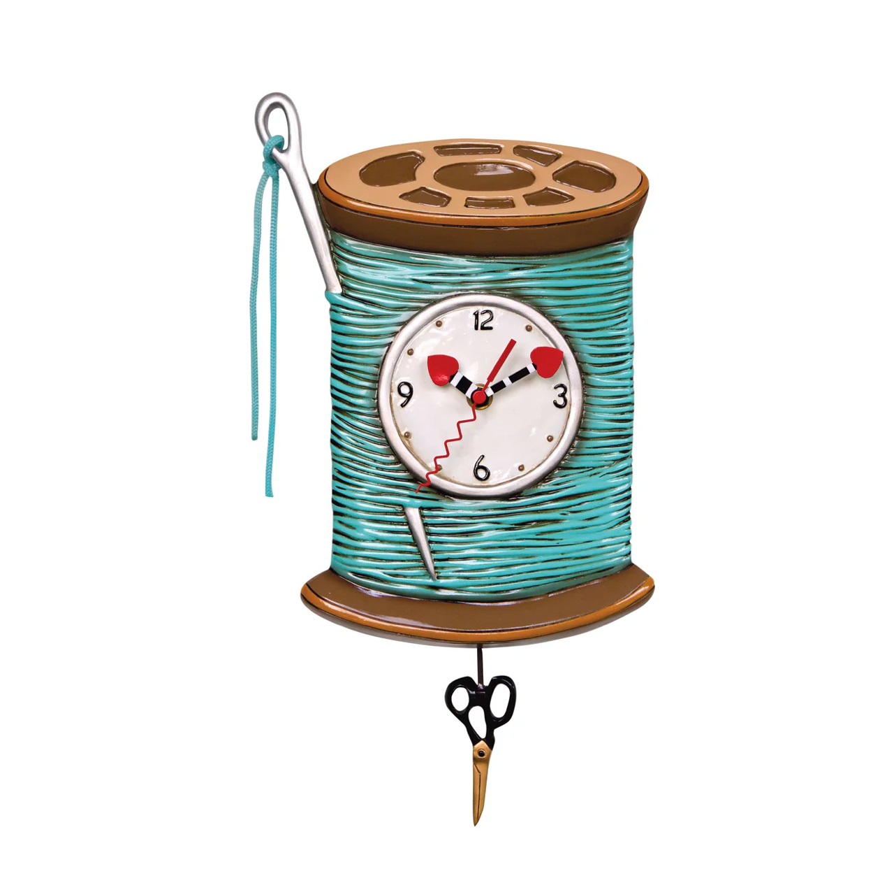 Needle & Thread Clock - Allen Designs