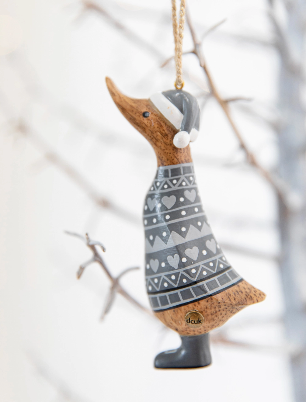 DCUK Alpine Christmas Duck Ornament