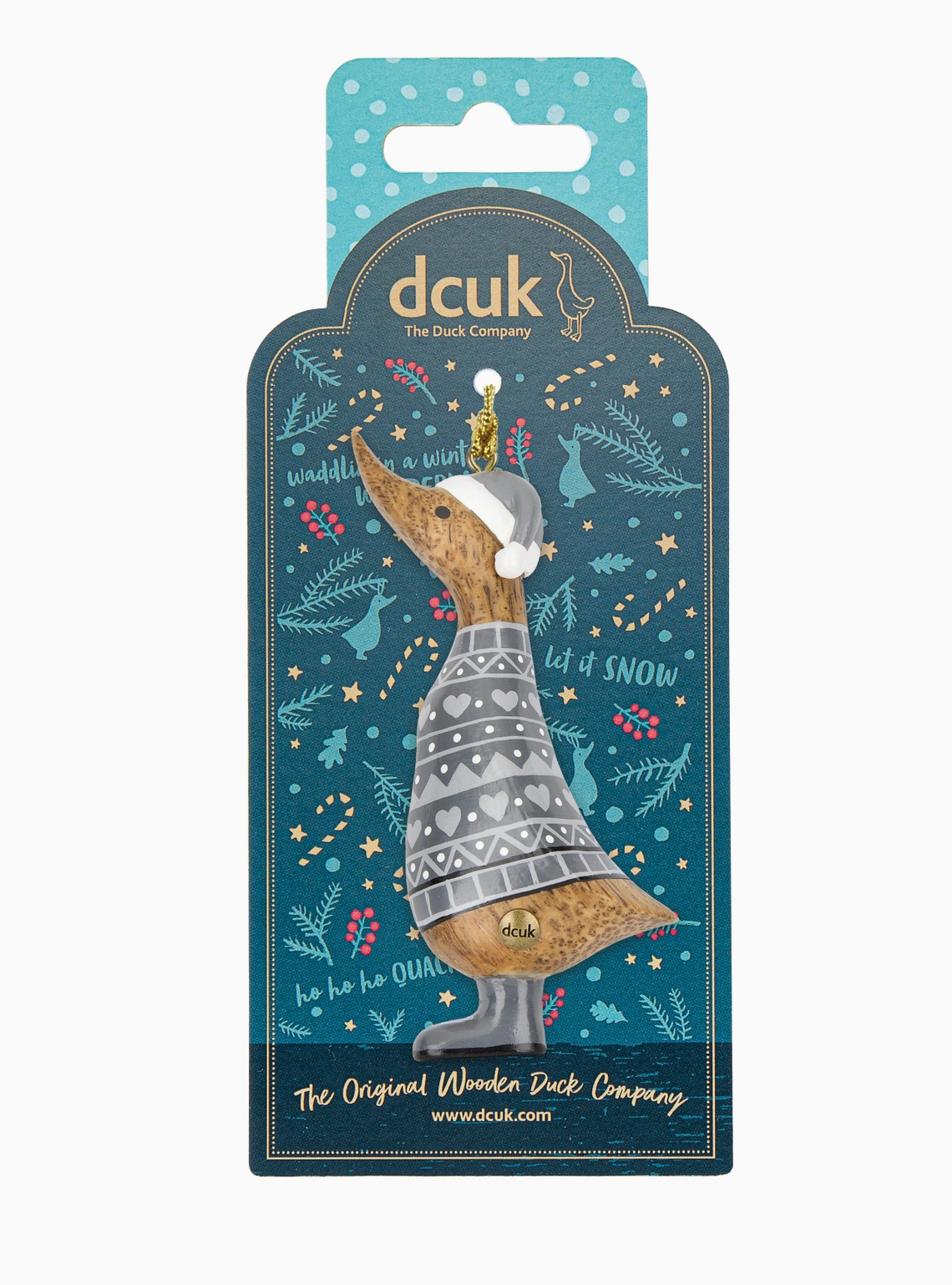 DCUK Alpine Christmas Duck Ornament