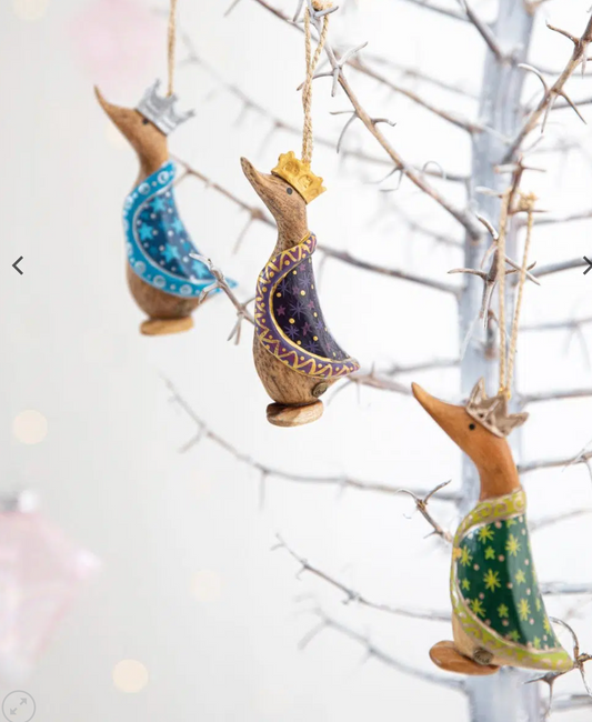 DCUK Three Kings Christmas Duck Ornament