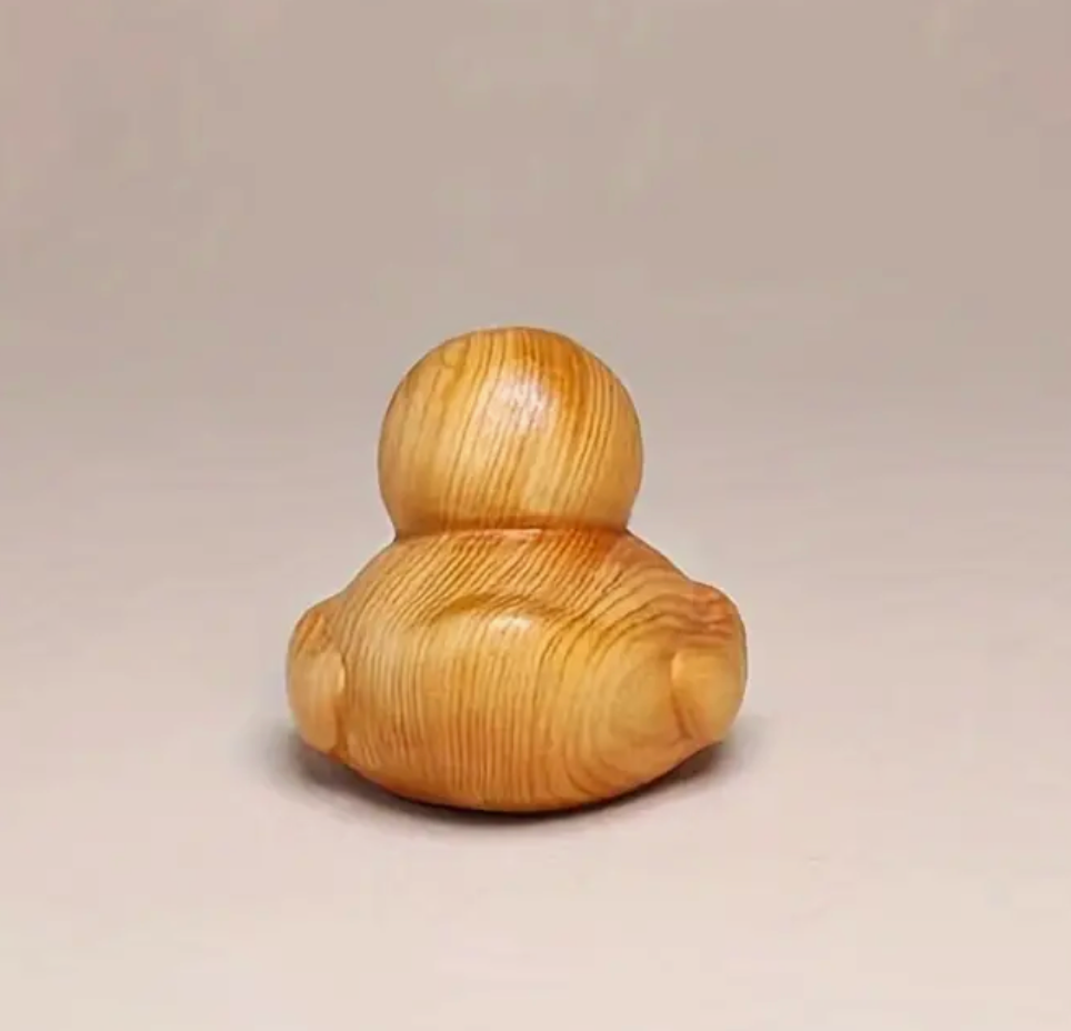 Hand Crafted Wooden Rubber Ducky