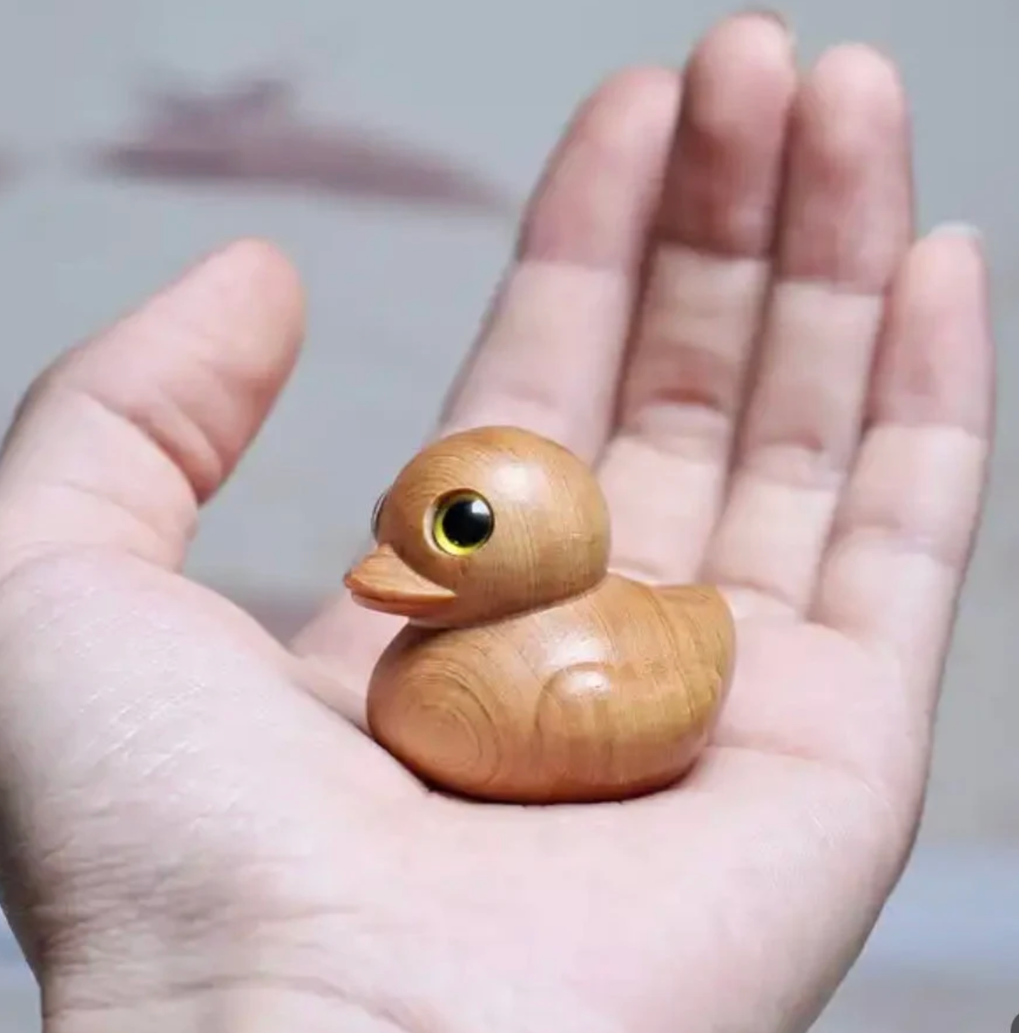 Hand Crafted Wooden Rubber Ducky