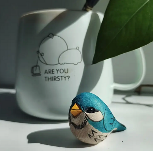 Hand Crafted Wooden Bluebird