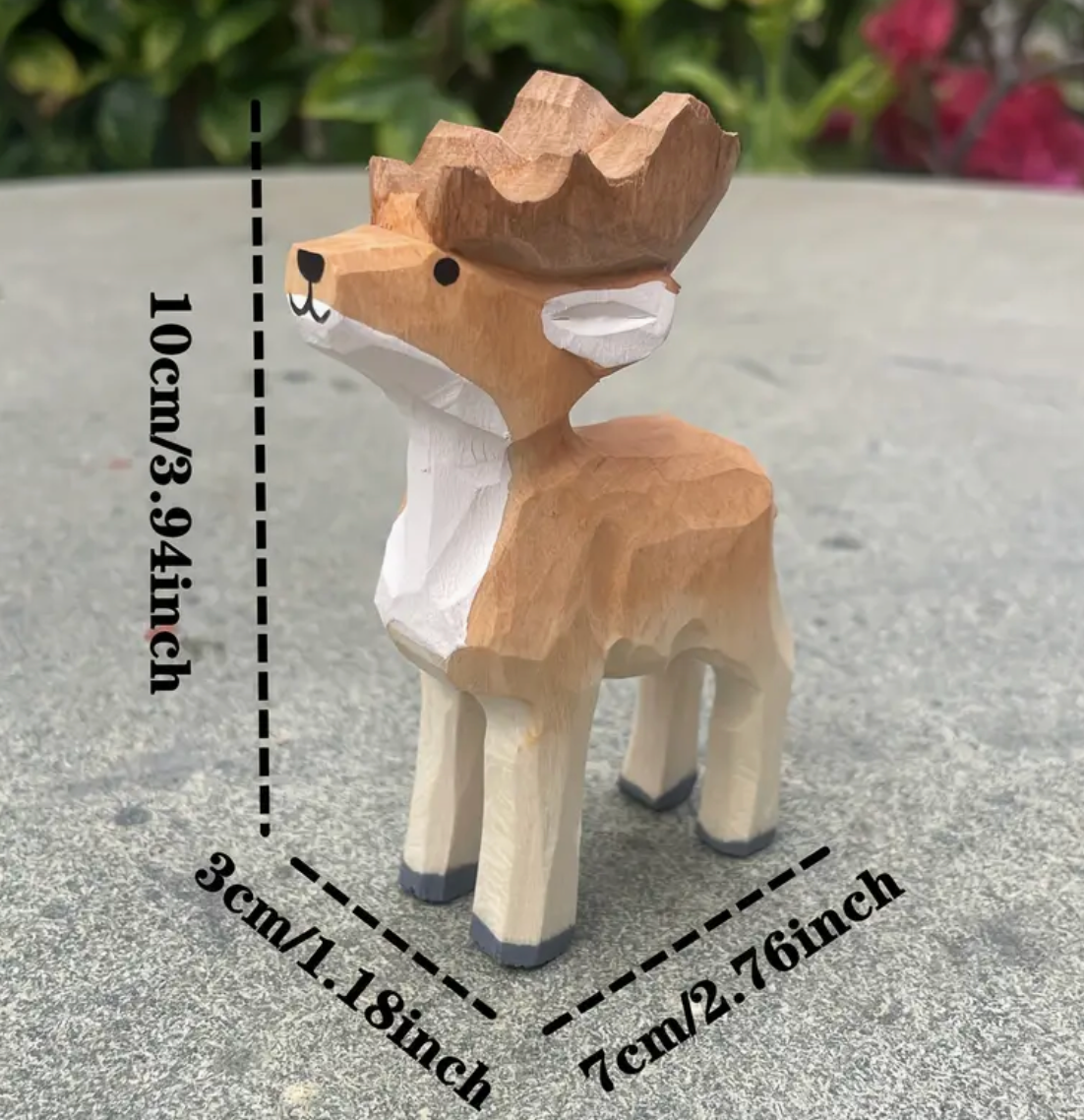 Hand Crafted Wooden Reindeer (Elk)