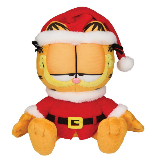 Santa Garfield Phunny Plush