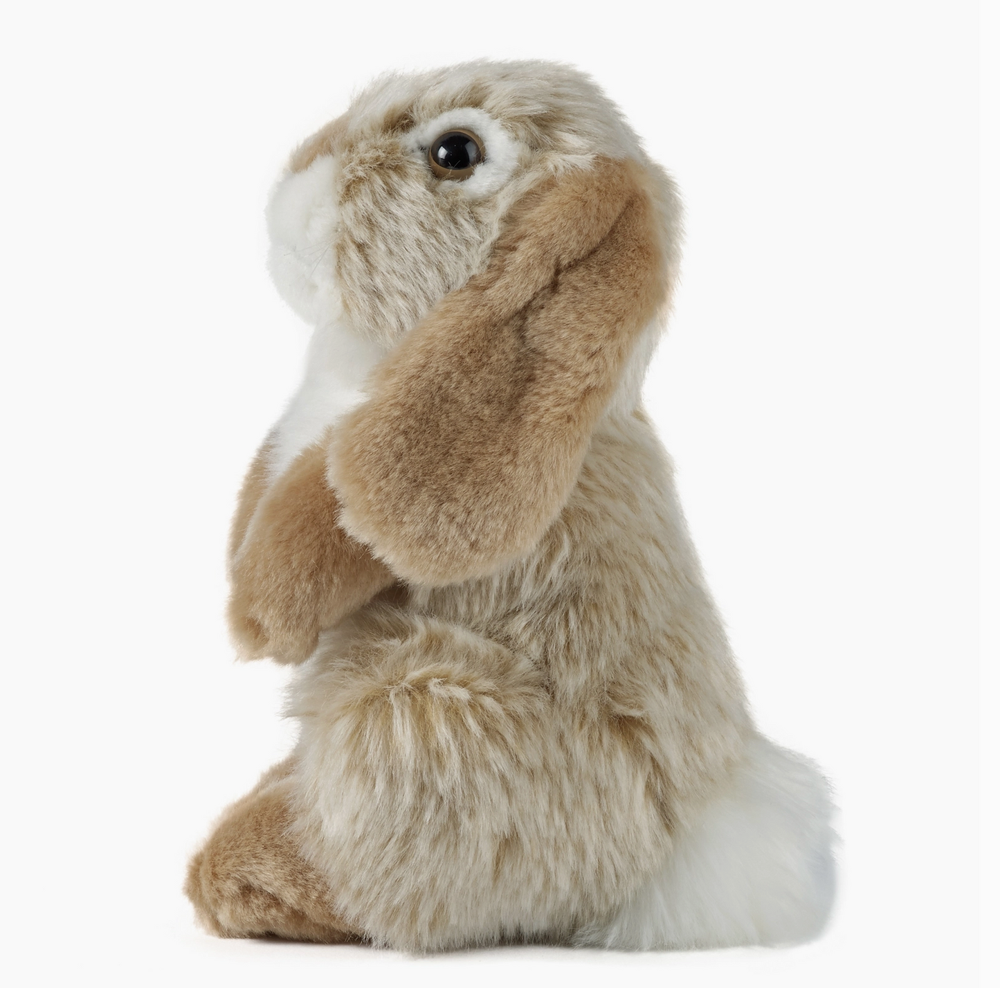 Living Nature Plush - Brown Sitting Lop Eared Rabbit