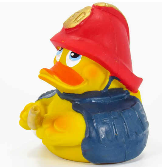 Lanco - Firefighter (Red) First Responder Rubber Duck