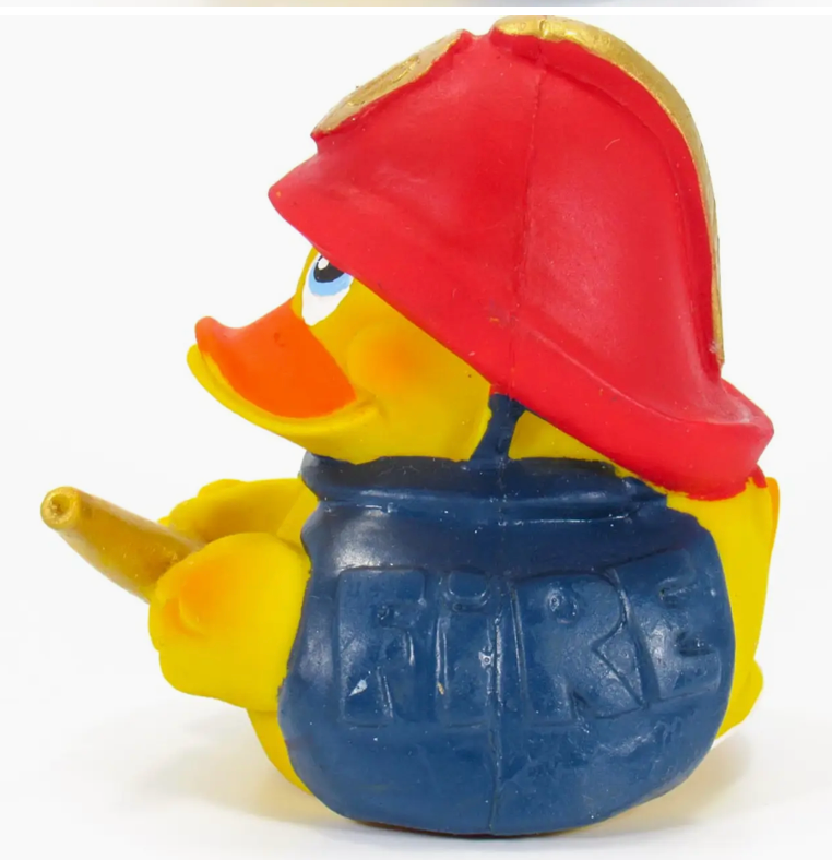 Lanco - Firefighter (Red) First Responder Rubber Duck