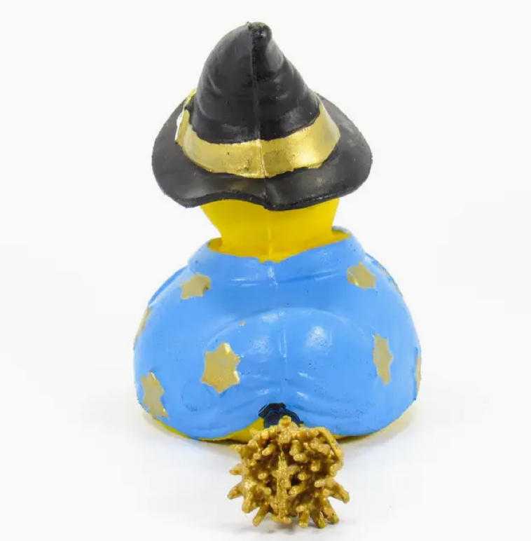 Lanco - Witch Broomstick Rubber Duck