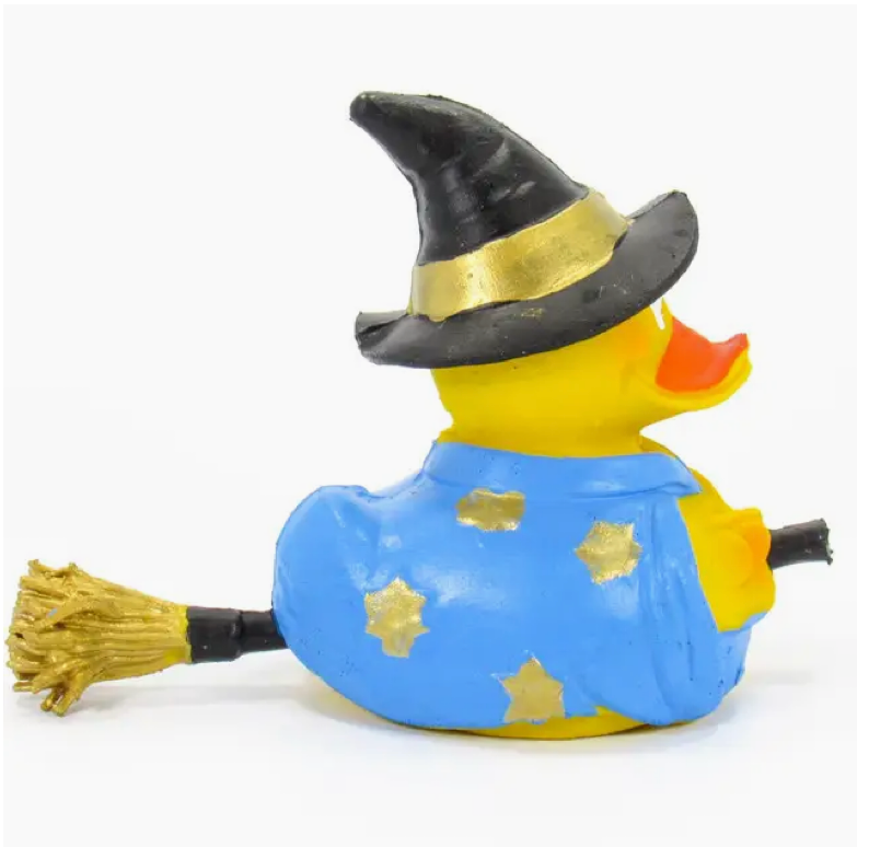 Lanco - Witch Broomstick Rubber Duck