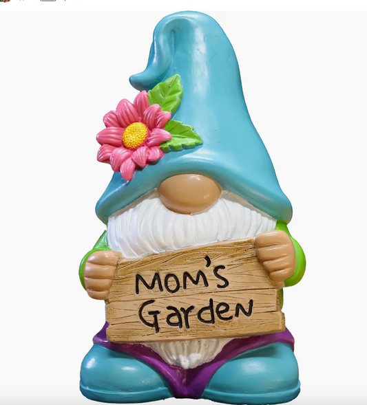 Mom's Garden Gnome Statue