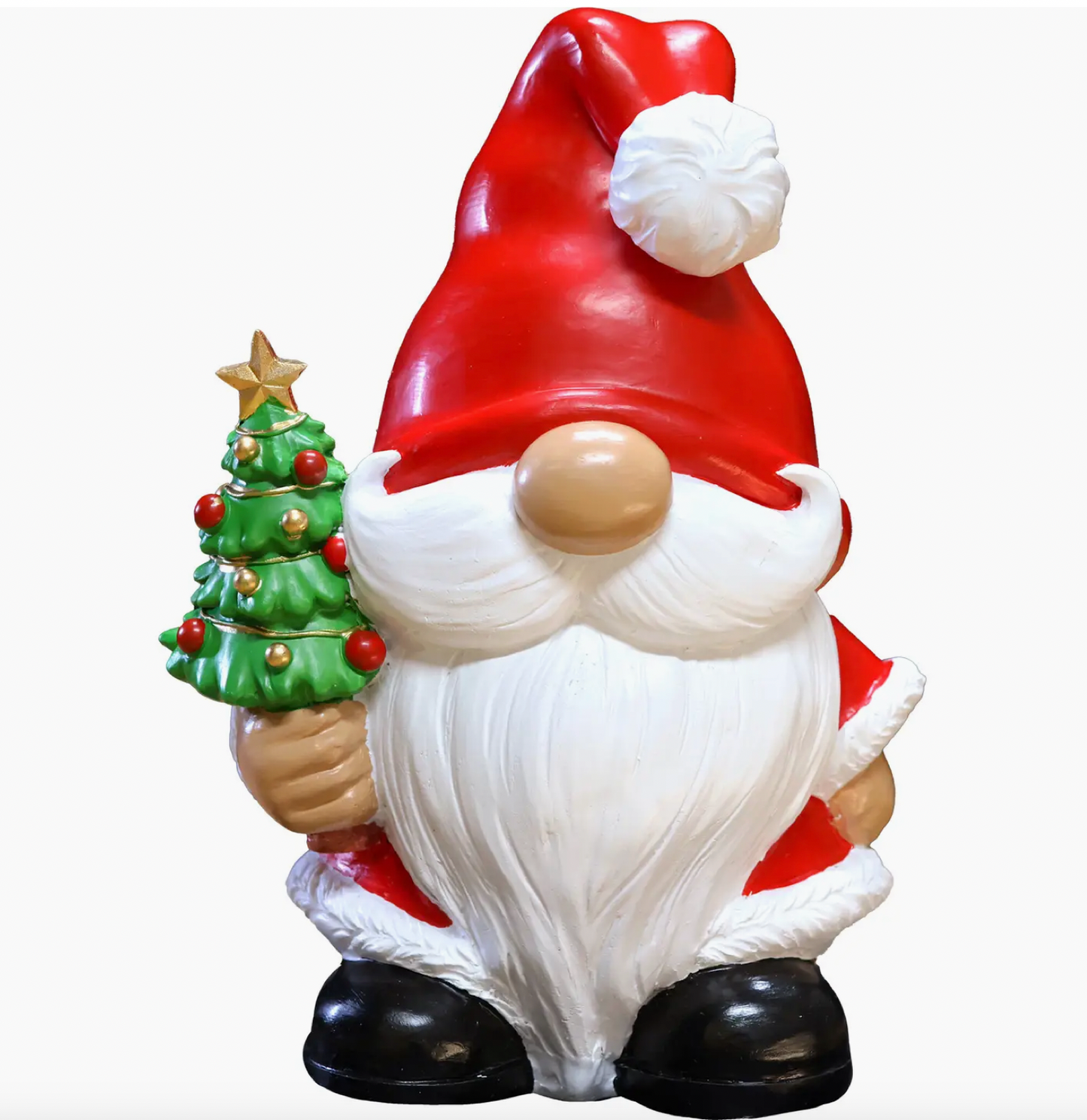 Santa Gnome Garden Statue