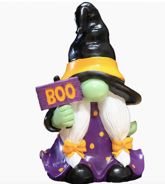 Witch Gnome Garden Statue