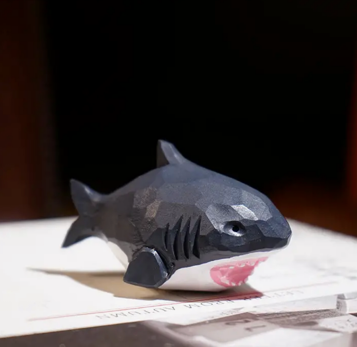 Hand Crafted Wooden Sharks (sold separately)