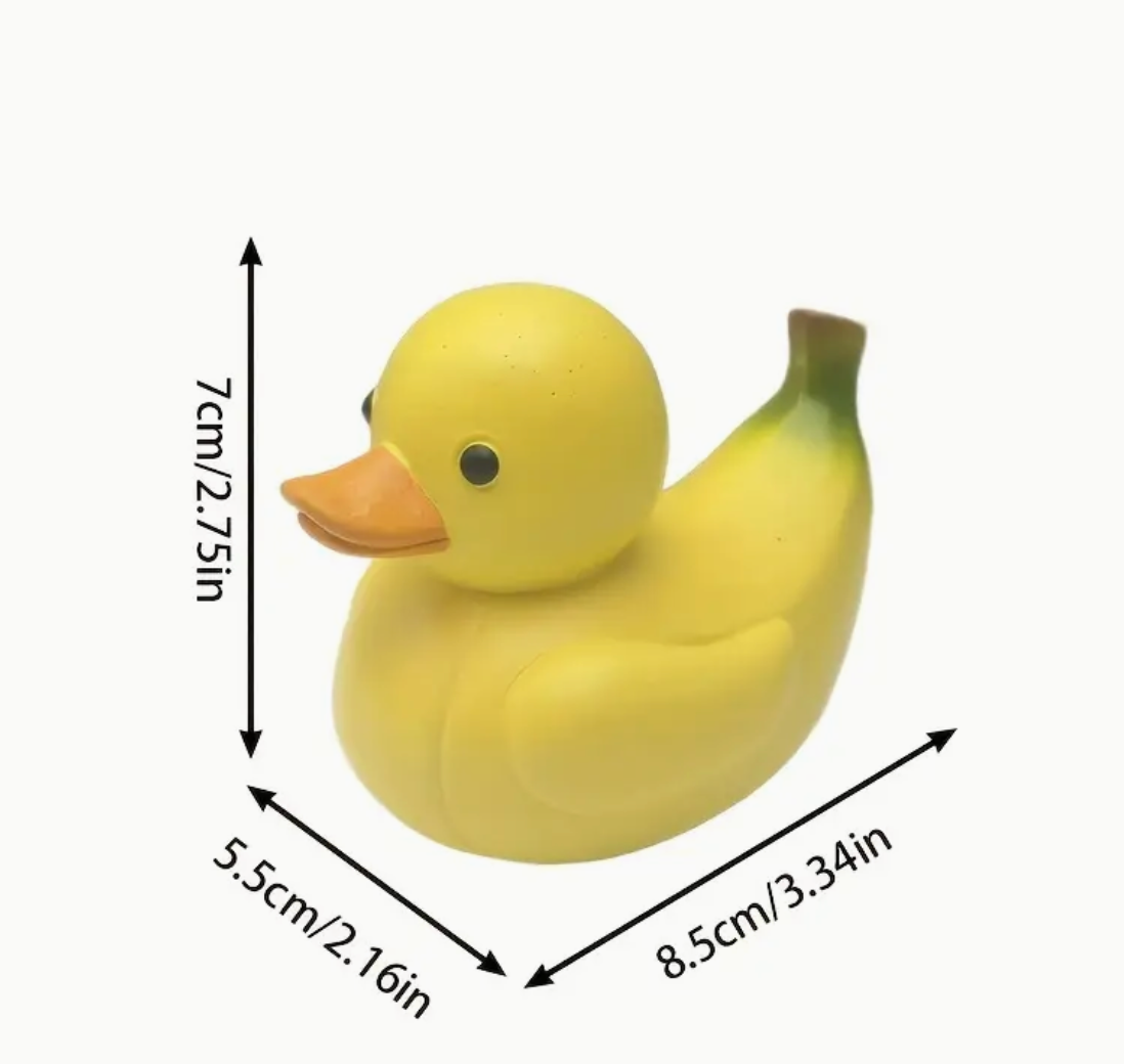 Banana Resin "Rubber" Ducky