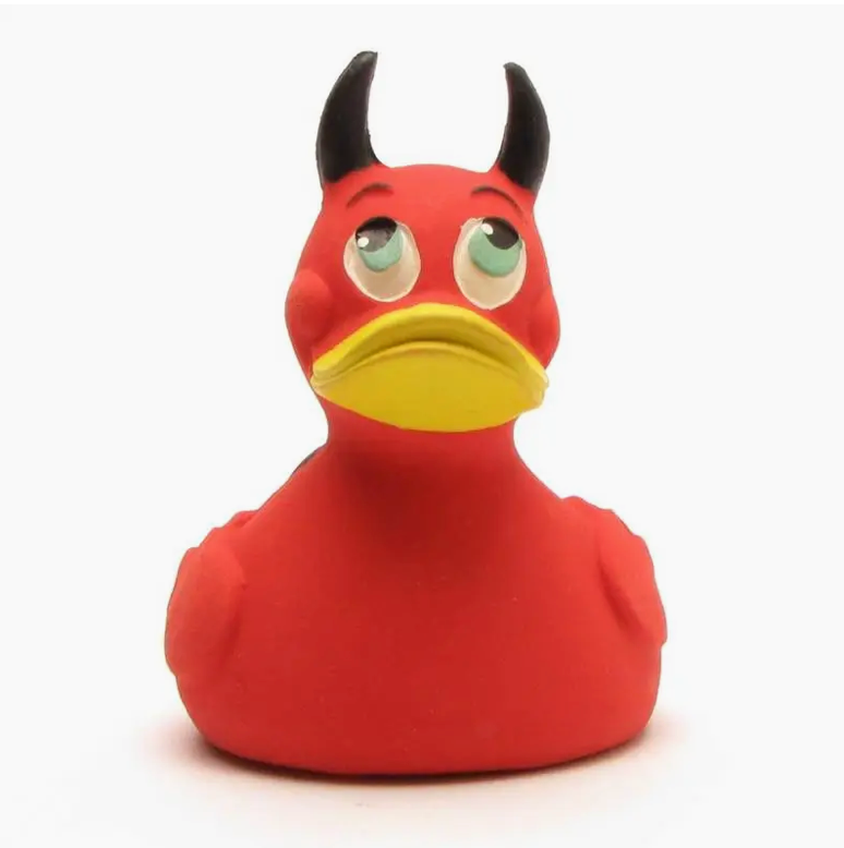 Lanco - Red Devil Rubber Duck Halloween