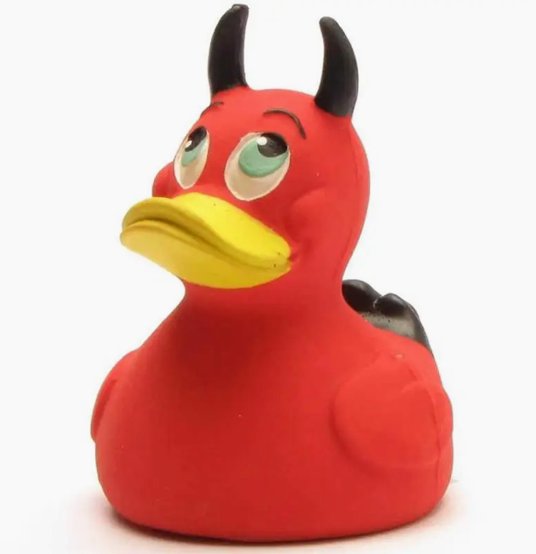 Lanco - Red Devil Rubber Duck Halloween