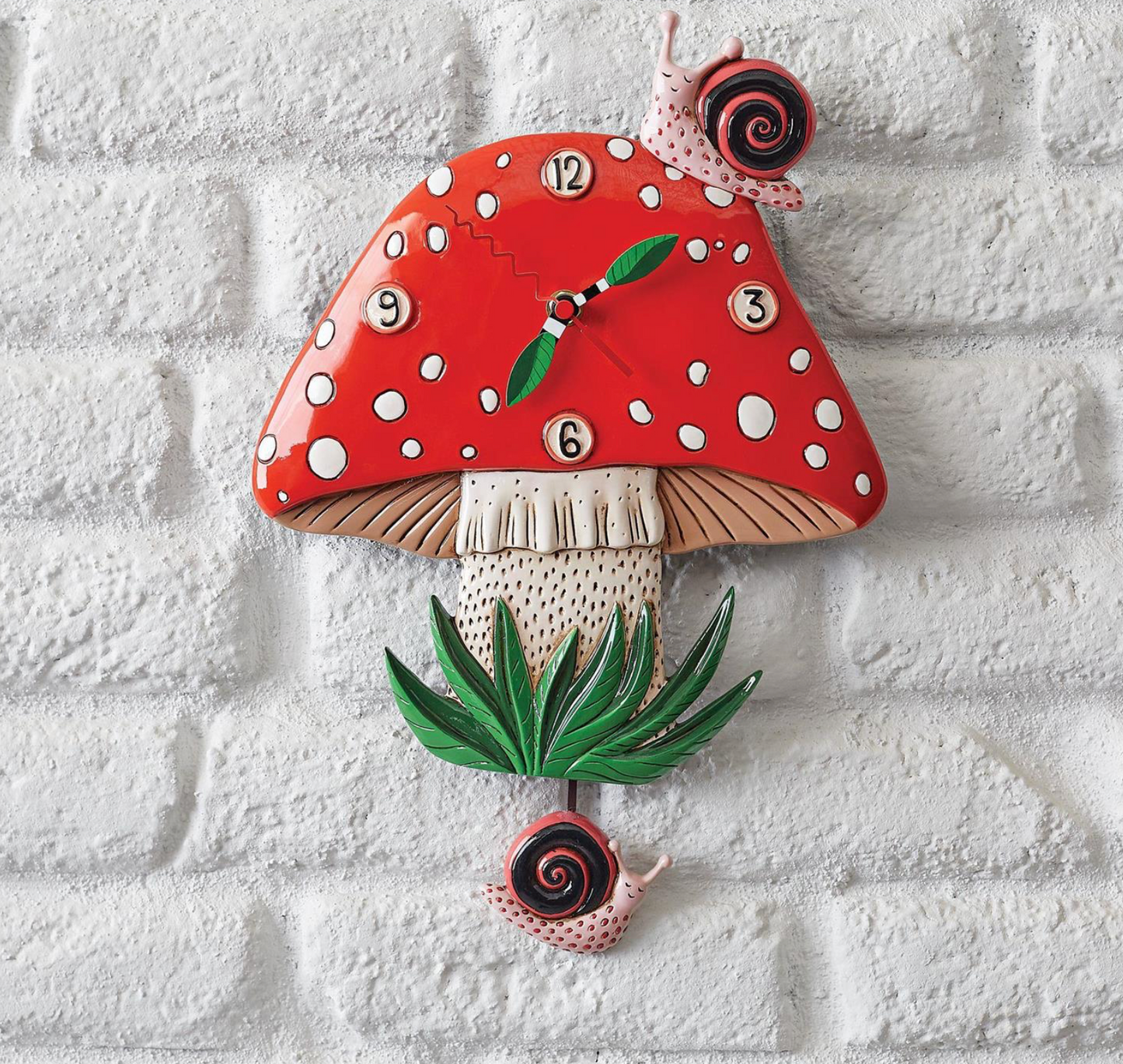 Fun-Guy Mushroom Wall Clock - Allen Designs