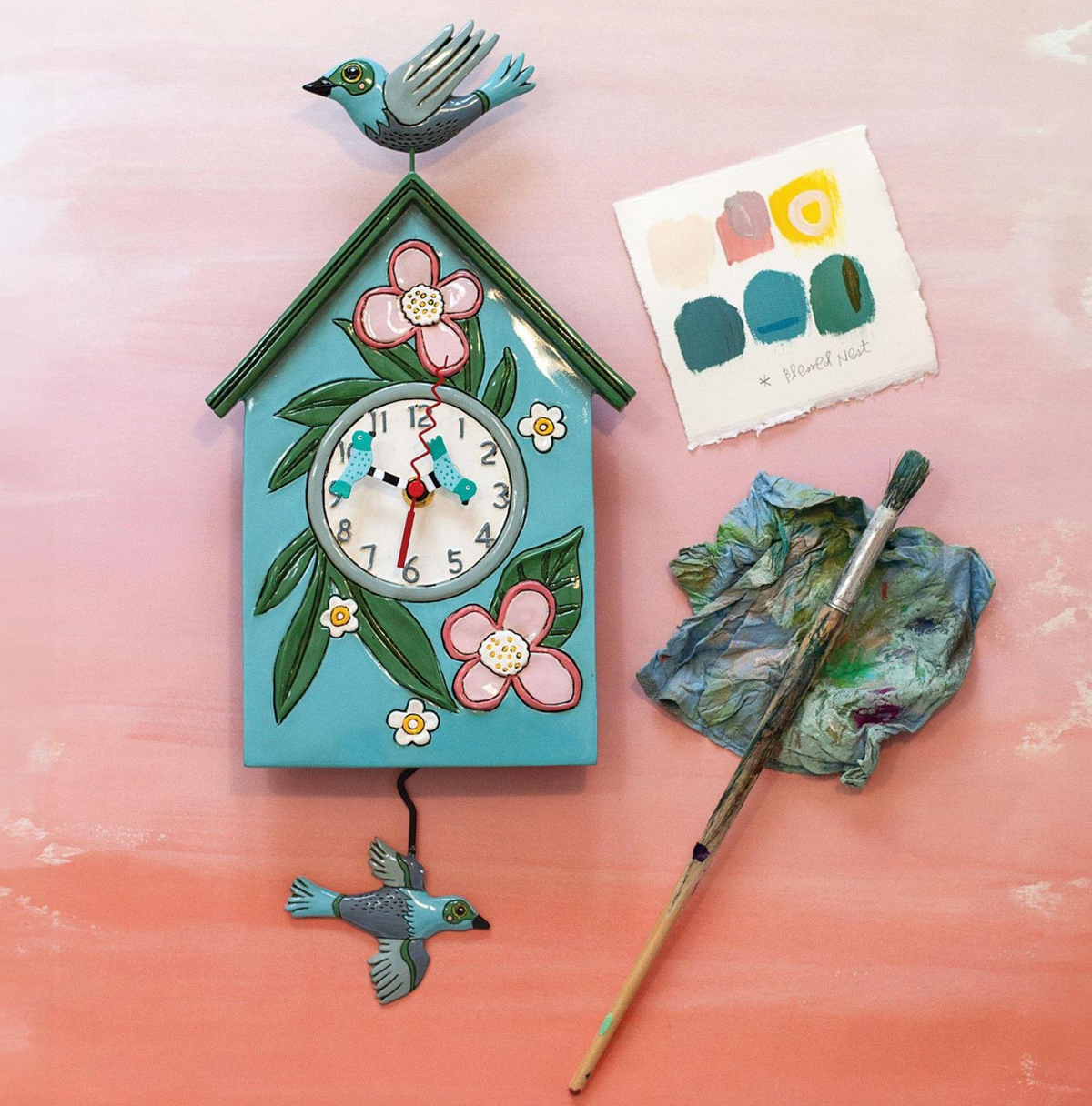 Blessed Nest Clock - Allen Designs 8