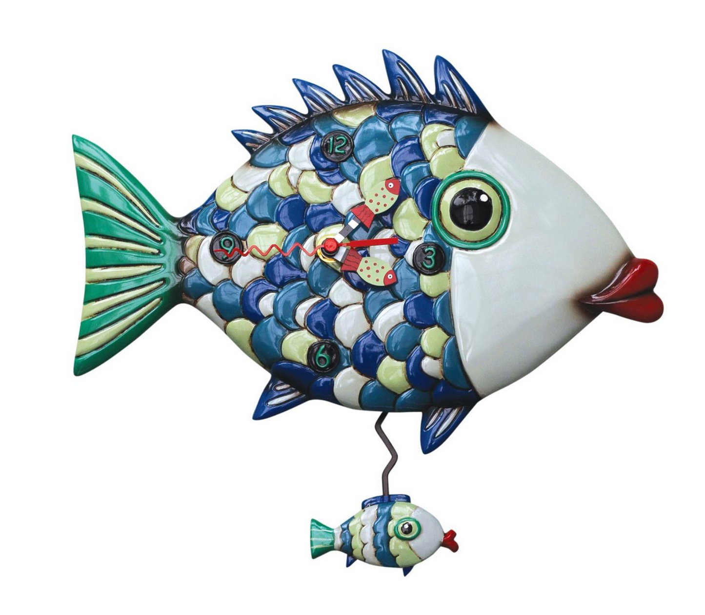 Fishy Lips Clock - Allen Designs