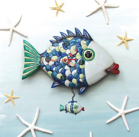 Fishy Lips Clock - Allen Designs