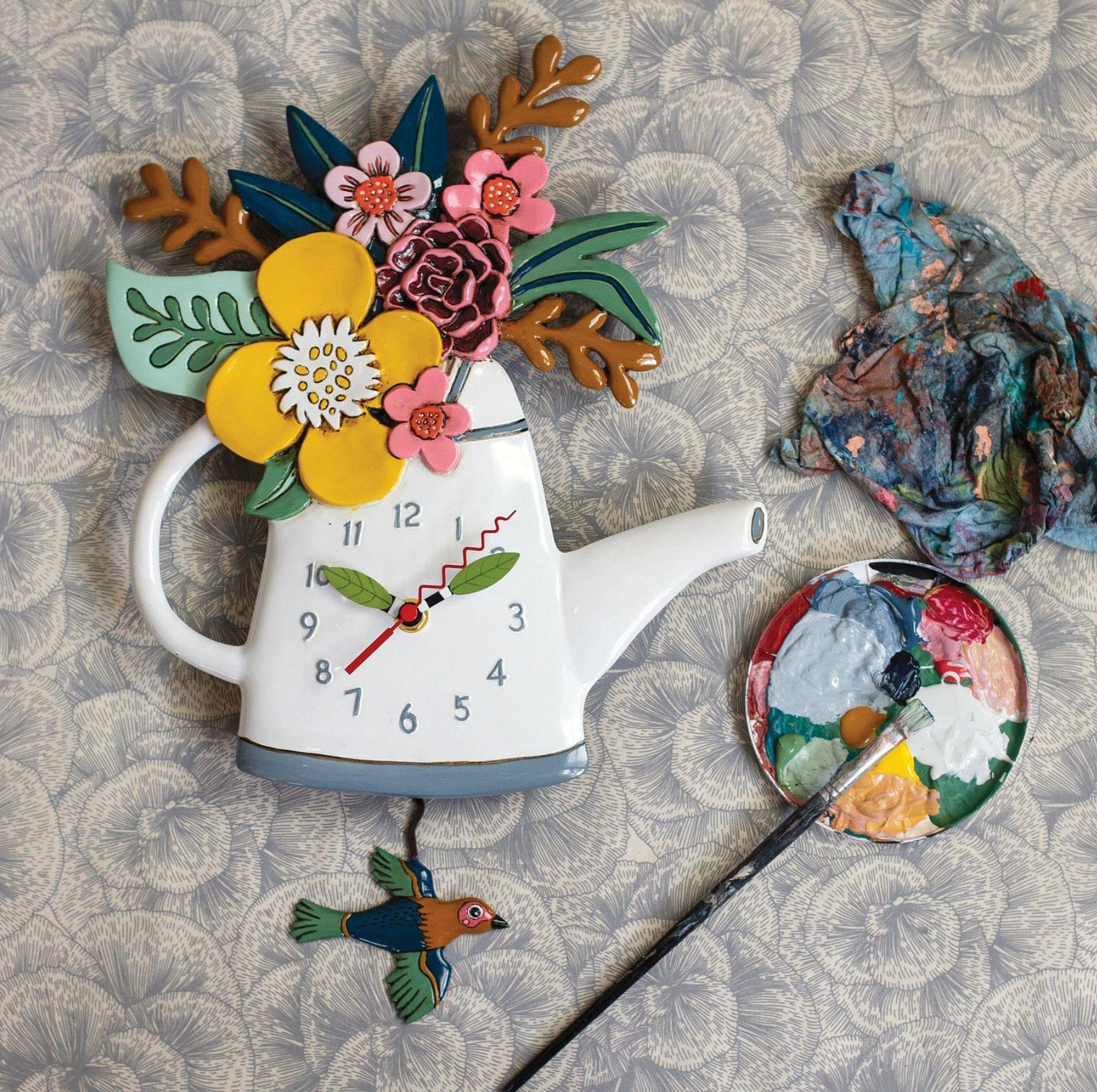Blossoms Clock - Allen Designs