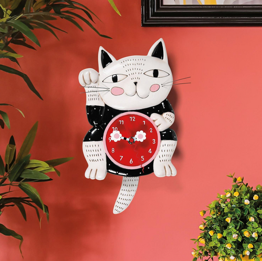 Lucky Cat Clock - Allen Designs