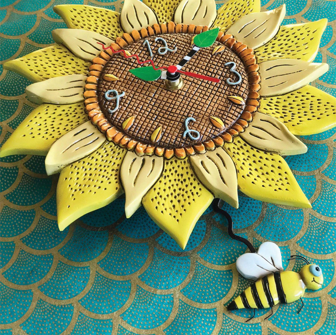 Bee Sunny Clock - Allen Designs 10