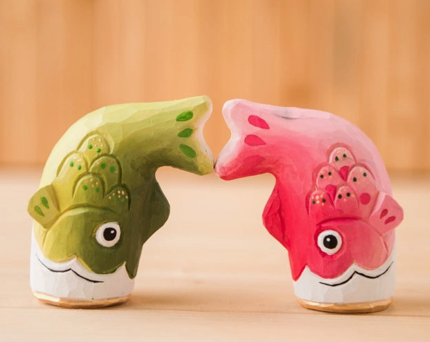 Hand Crafted Wooden Koi Fish (sold separately)