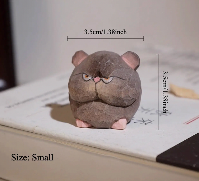 Hand Crafted Wooden Round Mouse (sold separately)