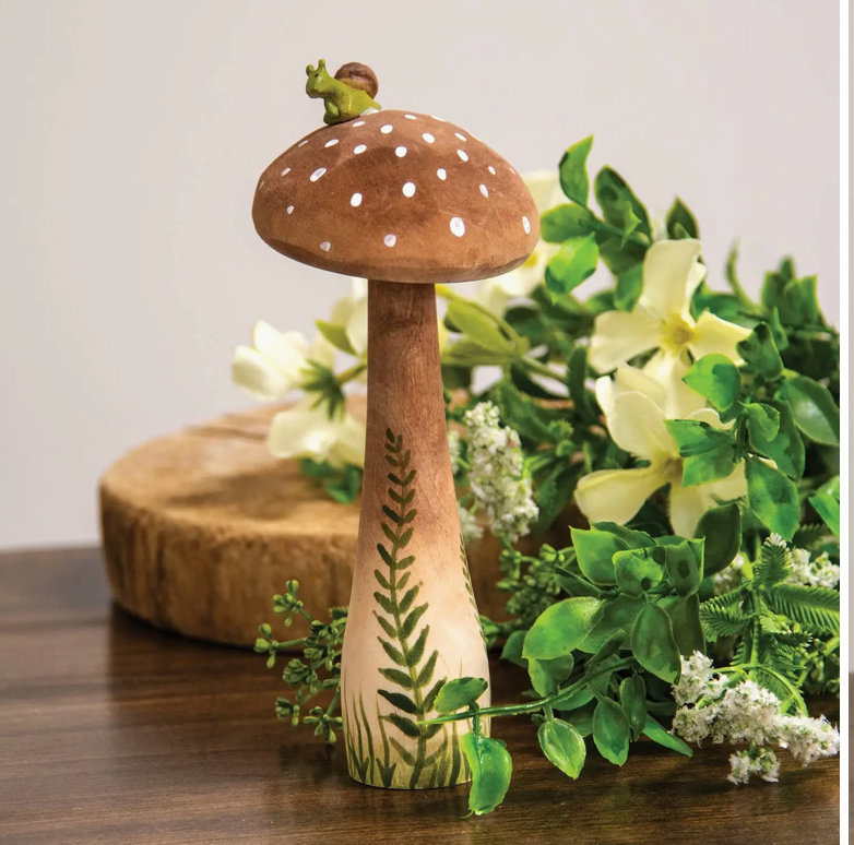 Wooden Handpainted Mushroom Sitters (sold separately)