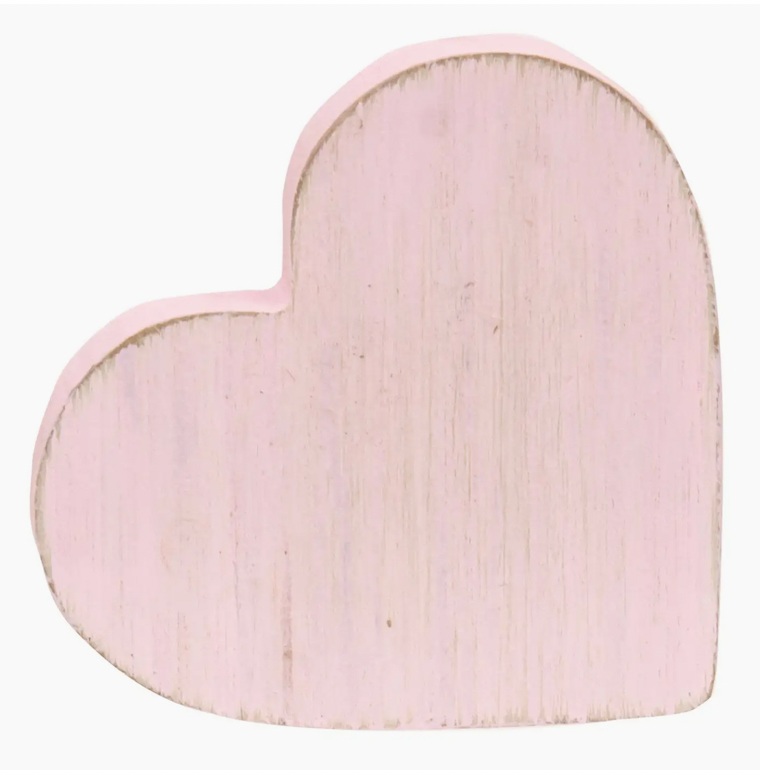 Distressed Wooden Heart Bundle (3-pc Set)